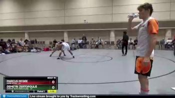 141 lbs Quarters & 1st Wb (16 Team) - Marcus McGee, Kame Style vs DEMETRI Zertopoulis, Garage Boyz Wrestling