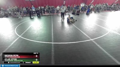 63 lbs Semifinal - Nickson Petri, Ringers Wrestling Club vs Kyler Wynn, CrassTrained: Weigh In Club