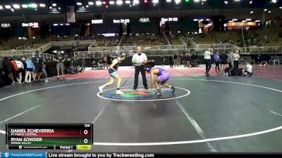 126 lbs Cons. Round 2 - Daniel Echeverria, Ft Pierce Central vs Ryan Sowder, Spring Valley