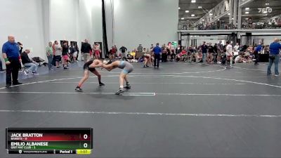 106 lbs Placement (4 Team) - Emilio Albanese, Grit Mat Club vs Jack Bratton, Bandits