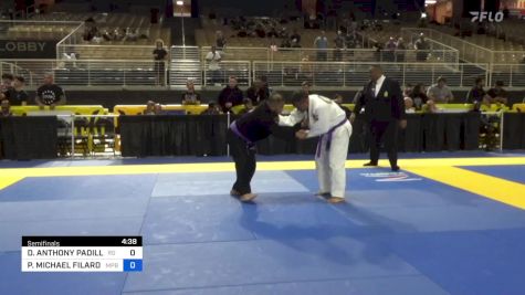 DAVID ANTHONY PADILLA vs PAUL MICHAEL FILARDO PARTOZA 2024 Pan Jiu Jitsu IBJJF Championship