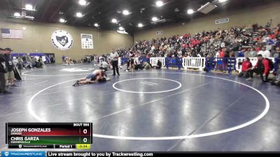 138 lbs Cons. Round 2 - Chris Garza, Farmersville vs Joseph Gonzales, Sanger