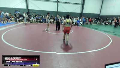 165 lbs Semifinal - Kaius Gutierrez, Thunder Mountain Wrestling Club vs Layth Qouchbane, Barlow Mat Club (DBA Barlow Wrestling)