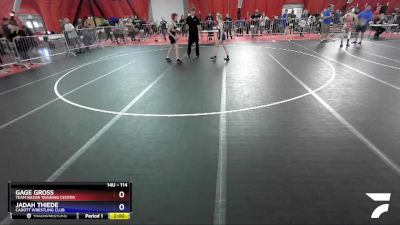 114 lbs Quarterfinal - Jadah Thiede, Cadott Wrestling Club vs Gage Gross, Team Nazar Training Center