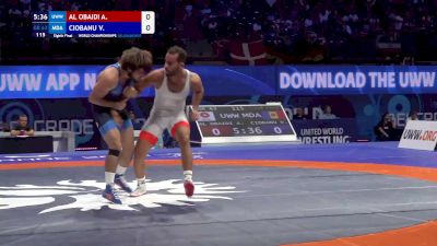 63 kg 1/8 Final - Aker Al Obaidi, UWW vs Victor Ciobanu, Moldova