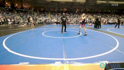 76 lbs Round Of 16 - Daxen DeLaCerda, Bristow Youth Wrestling vs Boston King, Salina Wrestling Club