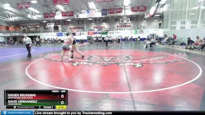 285 lbs Champ. Round 2 - David Hernandez, Lindenwood vs Xavier Bruening, Unattached Iowa State