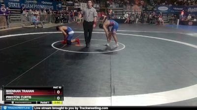D 3 144 lbs Champ. Round 1 - Brennan Trahan, Vinton vs Preston Curtis, John Curtis Christian