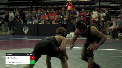 149 lbs Round Of 16 - Michael Zarif, Binghamton vs Trae McDaniel, Army West Point