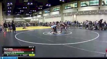 120 lbs Round 5 (10 Team) - Ella Gahl, Charlie`s Angels- GA Pink vs Natalia Choquegonza, Florida All-Stars