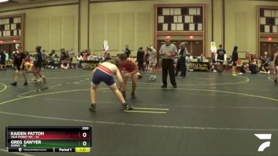 200 lbs Round 4 (6 Team) - Greg Sawyer, SVRWC vs Kaiden Patton, Yale Street WC