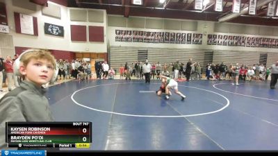 102 lbs 1st Place Match - Brayden Po`oi, Payson Lion Wrestling Club vs Kaysen Robinson, American Fork Cavemen