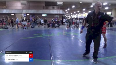 78 kg Cons 4 - Daniel Richardson, North Carolina vs James Richards, 505 Wrestling Club