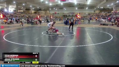 126 lbs Semis & 1st Wb (8 Team) - Titus Norman, Dobyns Bennett vs Aidan Scruggs, Brentwood