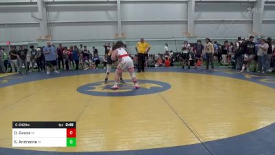 C-242 lbs Consolation - Dylan Gauss, MI vs Steven Andreone, MI