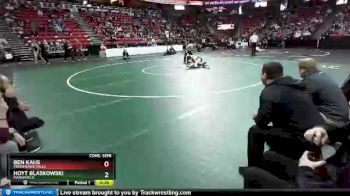 D1-138 lbs Cons. Semi - Ben Kaus, Menomonee Falls vs Hoyt Blaskowski, Marshfield