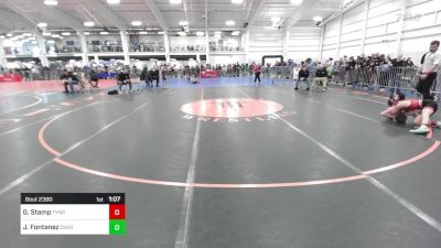 96 lbs Semifinal - Gabriel Stamp, Tyngsborough vs Julian Fontanez, Overcomer Training Center