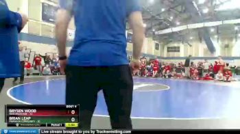 132 lbs Round 2 (4 Team) - Brysen Wood, New Palestine vs Brian Leap, Franklin Community