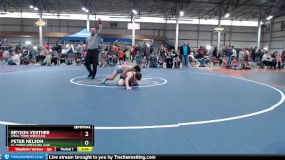 105 lbs Semifinal - Bryson Vertner, Small Town Wrestling vs Peter Nelson, St. Maries Wrestling Club