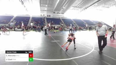 70 lbs Quarterfinal - Cael Marcotte, SoCal Grappling vs Jordin Clark, Fearless Wrestling