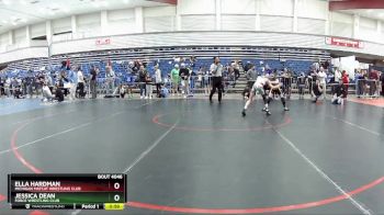 69 lbs Cons. Round 1 - Ella Hardman, Michigan Matcat Wrestling Club vs Jessica Dean, Force Wrestling Club