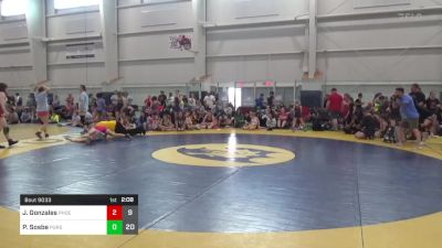 97 lbs Pools - Jordan Gonzales, Phoenix W.C. vs Paisley Sosbe, Pursuit