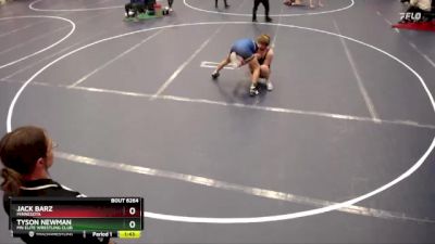 144 lbs 1st Place Match - Tyson Newman, MN Elite Wrestling Club vs Jack Barz, Minnesota