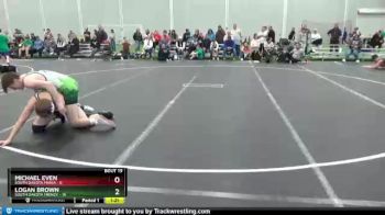 138 lbs Placement Matches (8 Team) - Logan Brown, South Dakota Frenzy vs Michael Even, South Dakota Mania
