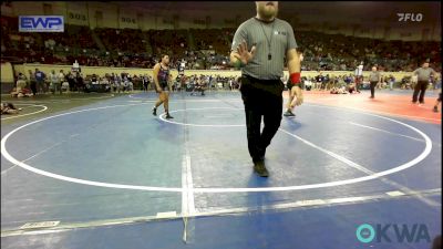 165 lbs Semifinal - Autumn Steagall, Lions Wrestling Academy vs Jaylee Simmons, Harrah Little League Wrestling