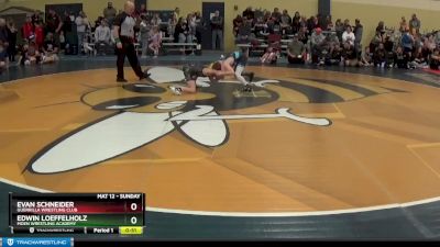 75 lbs Champ. Round 2 - Evan Schneider, Guerrilla Wrestling Club vs Edwin Loeffelholz, Moen Wrestling Academy