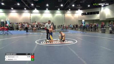 157 lbs Consi of 8 #1 - Coleman Hammond, CSU-Bakersfield vs Luke Weiland, Army West Point