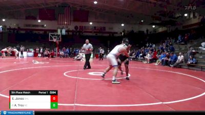 220 lbs 5th Place Match - Andrew Troy, Bishop Chatard vs Elias Jones, Shelbyville