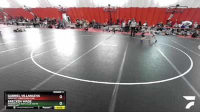 53-53 lbs Round 3 - Gabriel Villanueva, Prescott Wrestling Club vs Brecken Wade, Pardeeville Boys Club Youth Wrestling