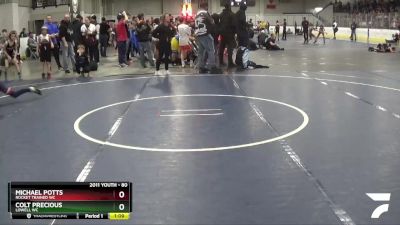 80 lbs Semifinal - Michael Potts, Rocket Trained WC vs Colt Precious, Lowell WC