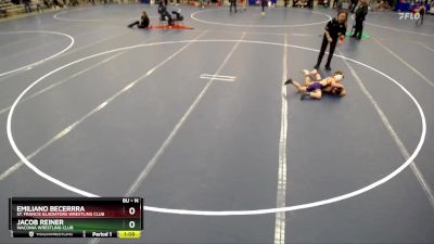 Cons. Semi - Jacob Reiner, Waconia Wrestling Club vs Emiliano Becerrra, St. Francis Gladiators Wrestling Club