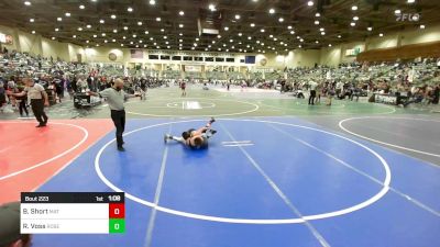 82 lbs Semifinal - Braxton Short, Mat Sense vs Ryker Voss, Roseburg MC