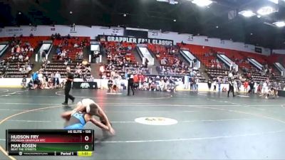 135 lbs Cons. Round 3 - Max Rosen, Beat The Streets vs Hudson Fry, Michigan Grappler RTC