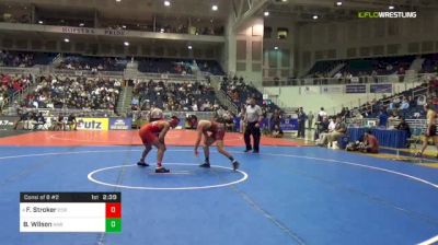 157 lbs Consi of 8 #2 - Fredy Stroker, Cornell vs Brock Wilson, Harvard