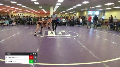 113 lbs Rr Rnd 1 - Zane Crouse, Team Nauman Red HS vs Timofey Husk, Phoenix Blue HS