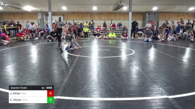 60 lbs Quarterfinal - Jax Miller, Trevorton vs Cole Stopa, Youngstown