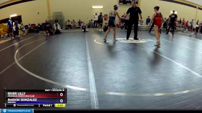 108 lbs Semifinal - River Lilly, Franklin Wrestling Club vs Raidon Gonzalez, Indiana