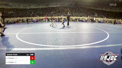 61 lbs Quarterfinal - Jackson Parker, Lions Wrestling Academy vs Joesph Zulpo, Mighty Bluebirds