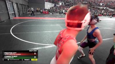 105 lbs Cons. Round 2 - Preston Ott, Askren Wrestling Academy vs Corbin Durst, Ithaca/Weston