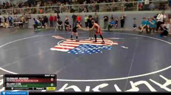 84 lbs Rr1 - Gunnar Jensen, SOLDOTNA WHALERS WRESTLING CLUB vs Elijah Coe, KODIAK WRESTLING CLUB