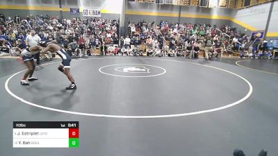 113 lbs Consi Of 8 #2 - Josiah Estriplet, Ledyard vs Yussuf Bah, Bristol Eastern