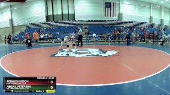 81-87 lbs Round 3 - Abigail Peterson, Big Game Wrestling Club vs Addalyn Sisson, Floyd Wrestling Club