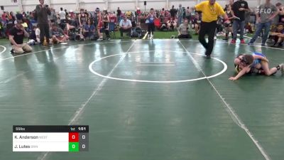 55 lbs Round 3 - Kaleb Anderson, West Virginia Wild vs Jeffrey Lutes, Grindhouse W.C.