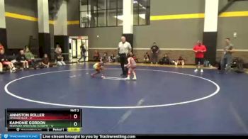 58 lbs Round 1 (12 Team) - Anniston Roller, Missouri Blue vs Kaimonie Gordon, Nebraska Wrestling Academy