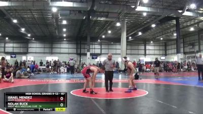 157 lbs Cons. Round 1 - Nolan Buck, Great Neck Wrestling Club vs Israel Mendez, Salem SunDevils