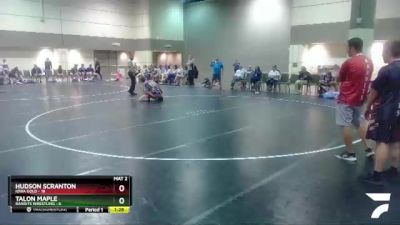 138 lbs Round 2 (6 Team) - Talon Maple, Bandits Wrestling vs Hudson Scranton, Iowa Gold